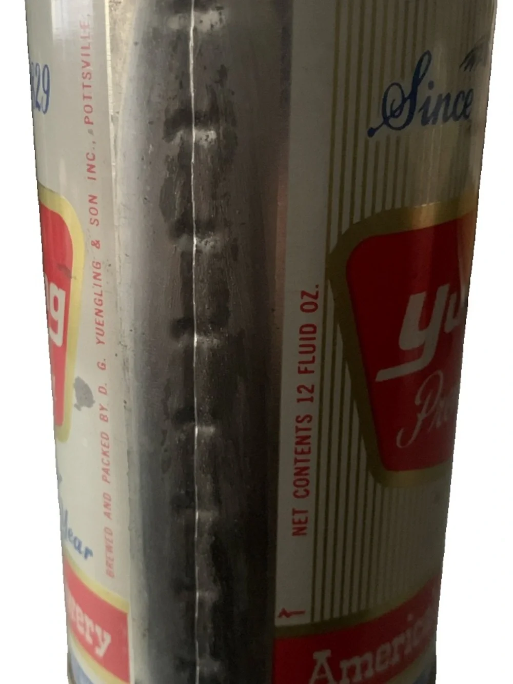 Vintage Beer Can Yuengling Premium Beer 149th Year Pull Tab Empty